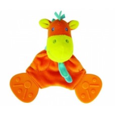 Слюнепоглощающий прорезыватель-погремушка Biba Toys Лошадка (616JF horse)
